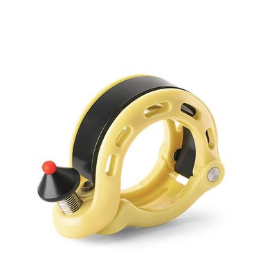 Fahrradklingel Rockbros 34210028004 Q-Form 100 dB fuer Lenker bis 52,4 mm gelb