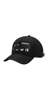 Dsquared2 Be ICON Tape Baseball Cap Schwarz Unisex