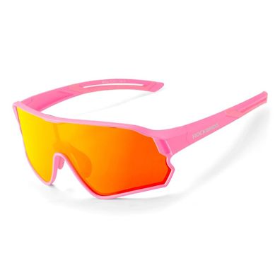 Fahrradbrille Rockbros 14110009004 polarisiert UV400 Kinder 8-14 Jahre rosa