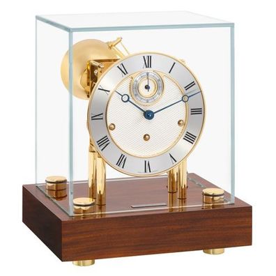 Hermle 22801-030352 Tischuhr Chigwell "Franz Hermle und Sohn" Nussbaum Messing