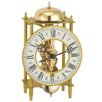 Hermle 23004-000711 Tischuhr York Skelett gold-gold