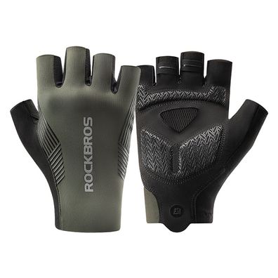 Fahrradhandschuhe Rockbros 1622003302 kurze Finger Größe M grün SBR-Polsterung