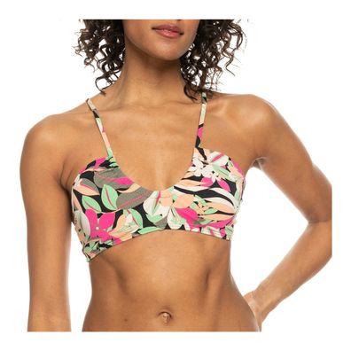 ROXY Bikini Top Beach Classics anthracite palmsongs - Größe: L