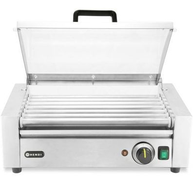 Hot-Dog-Brötchenwärmer mit Deckel, 7 Brötchen, 45 cm, 620 W