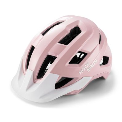 Fahrradhelm Rockbros LK-67 Jugendhelm 54-58 cm abnehmbares Visier Rosa