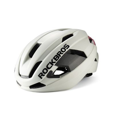 Fahrradhelm Rockbros LK-15 Carbon, 58-62 cm, Hellgrau, Magnetverschluss