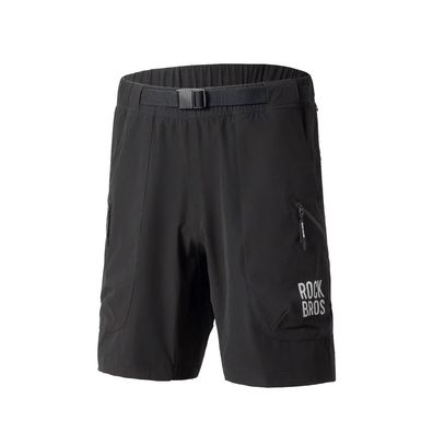 Sportshorts Rockbros YDDK015 mit Gürtel und Reißverschlusstaschen, XXXL, Schwarz