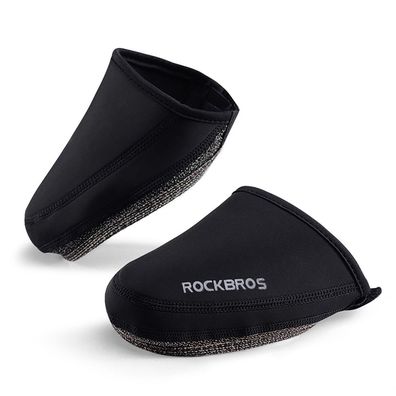 Fahrrad Überschuhe Rockbros LF1030 Zehenwärmer winddicht Gr. 36-42 Schwarz