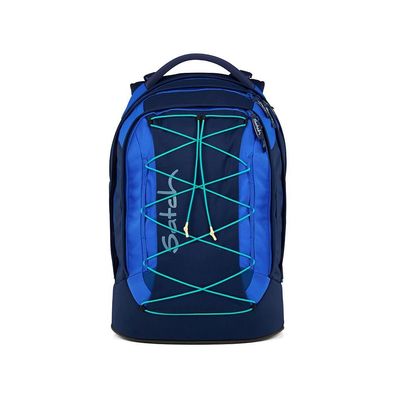 Satch Pack Schulrucksack Crossed Blue 30l blau türkis Rucksack Schulranzen