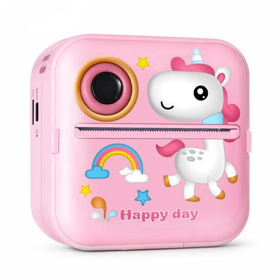 Sofortbildkamera für Kinder Wozinsky WDT-03 mit Thermodrucker 2,4 Zoll Display Rosa