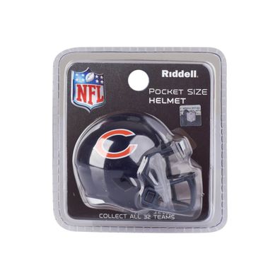 NFL Chicago Bears Pocket Mini Helm Footballhelm 4x5cm Riddell 0526