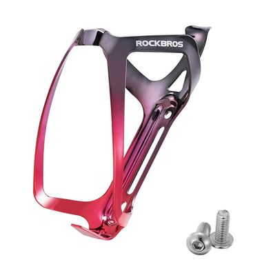 Fahrrad Flaschenhalter Rockbros RKL02 Aluminium schwarz rot 30 g