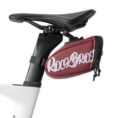 Satteltasche Rockbros G007 Flash Journey 0,8 l rot mit Reflexstreifen