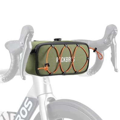 Fahrrad-Lenkertasche Rockbros TL001 ROAD TO SKY 1,9 L wasserdicht grün FITGO