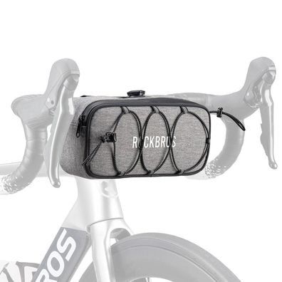 Lenkertasche Rockbros TL001 ROAD TO SKY 1,9 L wasserdicht Fahrrad Grau