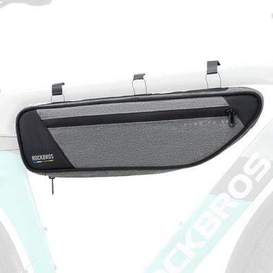 Fahrrad Rahmentasche Rockbros TL003 ROAD TO SKY 2 L wasserdicht Grau