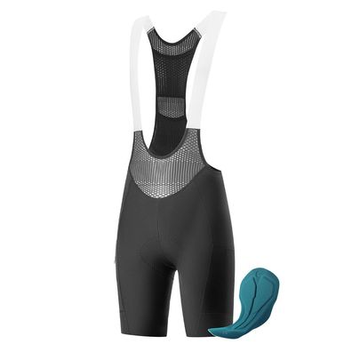 Fahrrad-Trägerhose Rockbros TLDK001-1 Herren mit Sitzpolster, Größe M, Schwarz