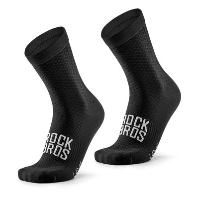 Radsocken Rockbros ROAD TO SKY Groesse 36-38 EU Schwarz atmungsaktiv