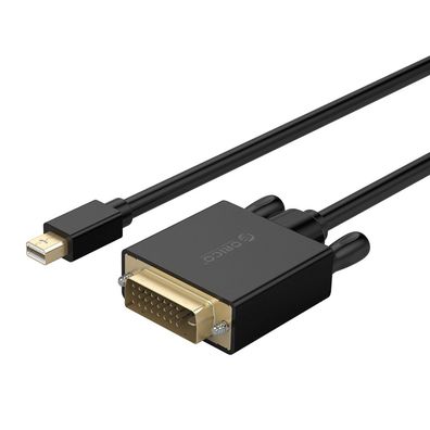Videokabel Orico XD-MDTD Mini DisplayPort auf DVI 3 m Full HD 60 Hz Schwarz