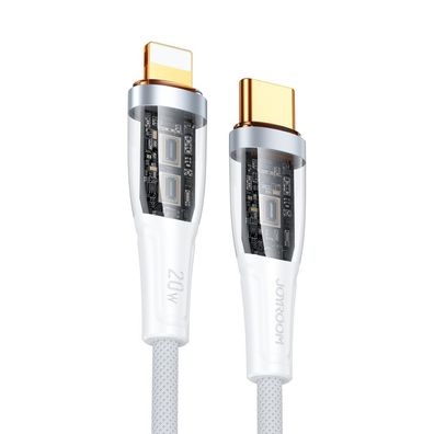 USB-C Ladekabel Joyroom S-CL020A3 auf Lightning 20 W 1,2 m weiß mit Smart Switch