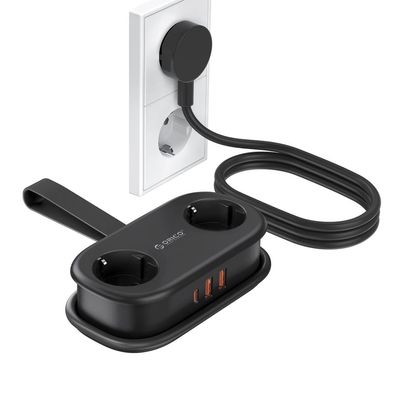 Steckdosenleiste Orico AP3 GaN 5-fach 2x Schuko 2x USB-A 1x USB-C 20W PD schwarz
