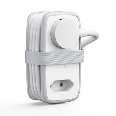 Steckdosenleiste Orico APP 5-in-1, 2x AC und 3x USB, 15,5 W, faltbar, Weiß