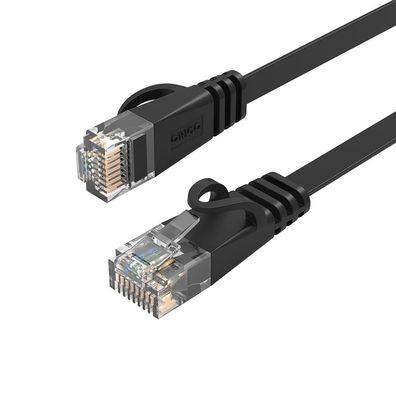 Netzwerkkabel Orico PUG-C6B CAT6 Flachkabel 3 m RJ45 1000 Mbit/s Schwarz