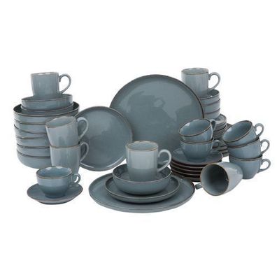 Kombiservice Craft für 6 Personen 42-teilig Blau Ambition