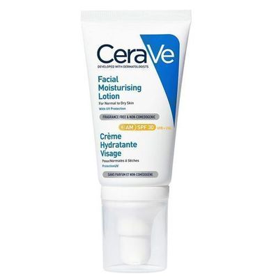 CeraVe Gesichtspflegecreme LSF30, hydratisierende Formel, 52 ml