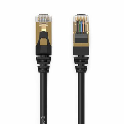 Netzwerkkabel Orico PUG-C7 CAT7 20 m RJ45 10 Gbit/s doppelt geschirmt schwarz