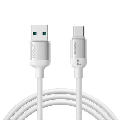 USB-Ladekabel Joyroom S-A62 USB-A auf USB-C, 3 A, 1,2 m, Silikon, weiss
