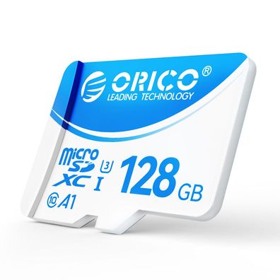 microSD Speicherkarte ORICO B3 128GB mit SD-Adapter Class 10 U3 A1