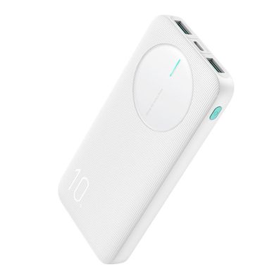 Powerbank Joyroom JR-PBF12 10000 mAh 12 W 2x USB-A 1x USB-C Weiß