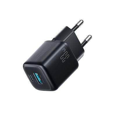 USB Ladegerät Joyroom JR-TG7 33W USB-C + USB-A mit 60W Kabel 1m Schwarz