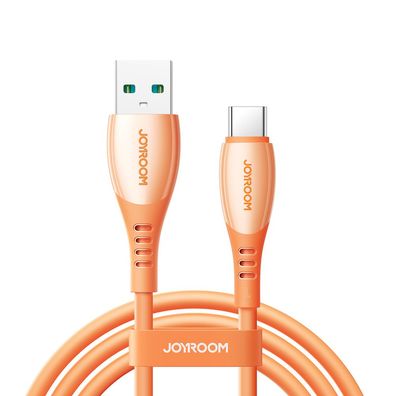 USB-C Ladekabel Joyroom S-A59 Vibrant Series 1,2 m 3 A USB-A Orange
