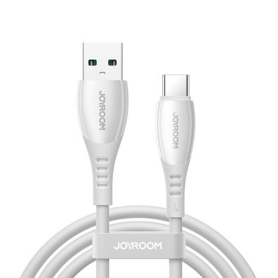 USB-C Ladekabel Joyroom S-A59 Vibrant Series, 3 A, 1,2 m, USB-A auf USB-C, Weiß
