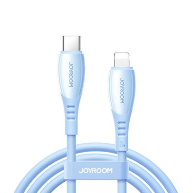 USB-C Lightning Ladekabel Joyroom S-A59 Vibrant Series 30W 1,2 m blau