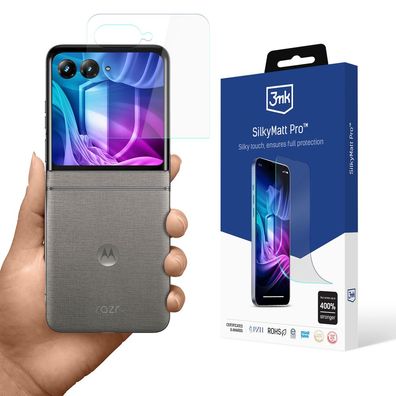 Displayschutzfolie 3mk SilkyMatt Pro für Motorola Razr 70 matt selbstheilend