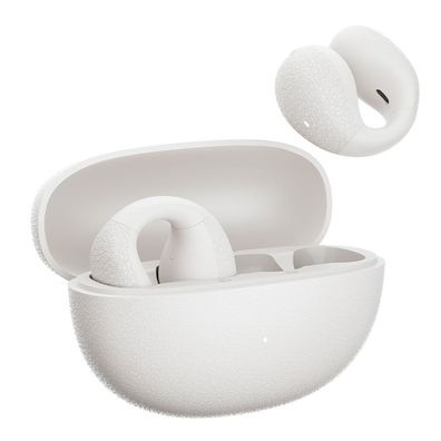 Kopfhörer QCY Crossky C10 Open-Ear Clip Bluetooth 5.4 IPX5 mit Ladeetui Weiß