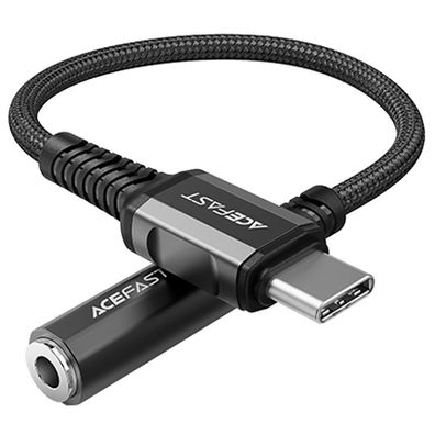 Audio Adapter USB-C auf 3,5 mm Klinke Acefast C1-07 DAC 18 cm schwarz