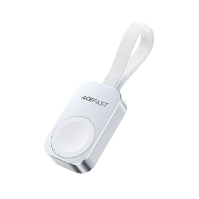 Kabelloses Ladegerät Acefast E21 Apple Watch 5W Qi magnetisch USB-C Silber