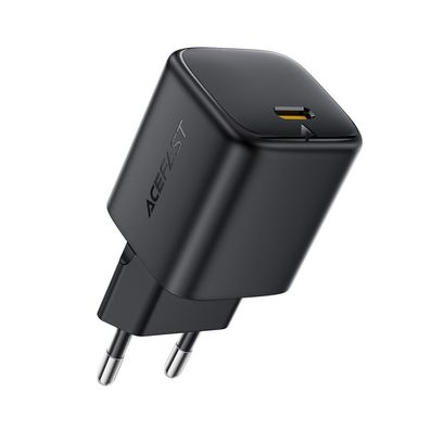 USB-C Ladegerät Acefast A134 67W GaN Schnellladegerät Schwarz EU-Stecker