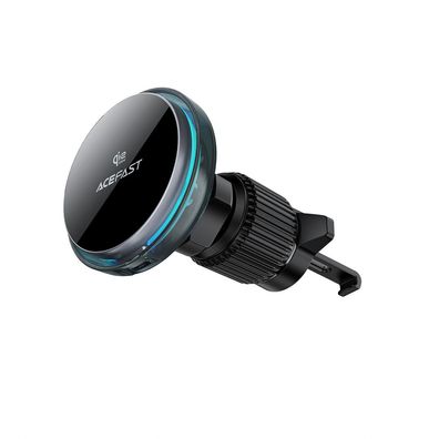 Kfz-Halterung Acefast D61 magnetisch Lüftungsgitter Qi2 25W Wireless Charger Grau