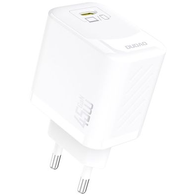 Wandladegerät Dudao A28 45 W GaN USB-C Netzteil Weiß