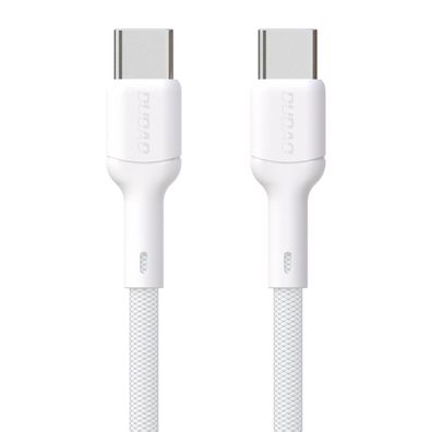 USB-C Ladekabel Dudao L9C 65 W Power Delivery 1 m Nylongeflecht weiß
