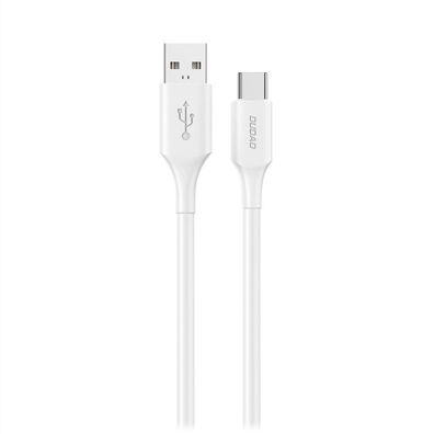 USB-C Ladekabel Dudao L2sT USB-A auf USB-C 6 A 1,2 m Weiß