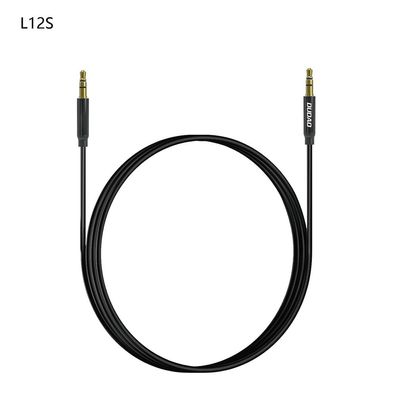 Klinkenkabel Dudao L12S 3,5 mm AUX 1 m 3-polig Stereo schwarz