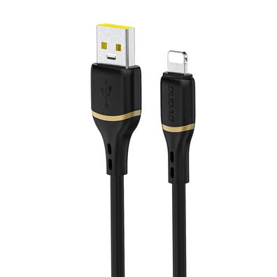 Ladekabel Dudao L25L USB-A auf Lightning, 30 W, 1 m, Silikon, Schwarz