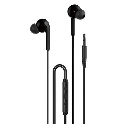 In-Ear-Kopfhoerer Dudao X3+ kabelgebunden 3,5 mm Klinke mit Mikrofon schwarz
