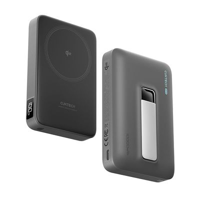Powerbank Cuktech WPB100 10000 mAh Qi2 magnetisch 30 W mit Ständer schwarz